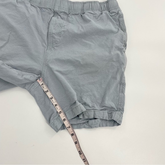 Free Fly Men’s Stretch Canvas Shorts Grey Cotton 6” Inseam Elastic Waist Outdoor - Picture 4 of 13